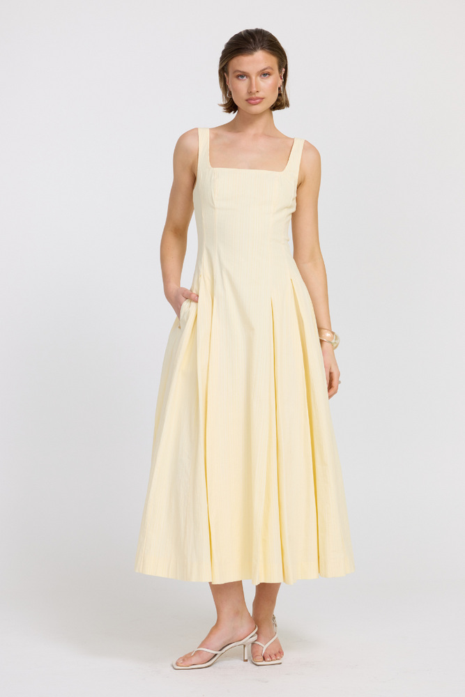 REPRIVE DRESS - PANNACOTTA