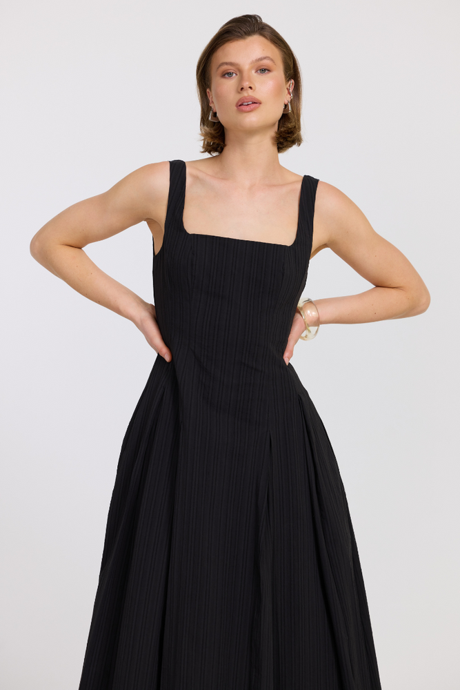 REPRIVE DRESS - BLACK