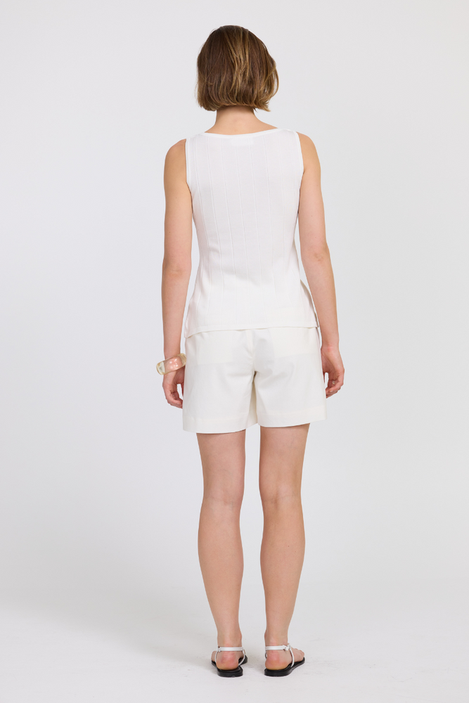 
                      
                        TRANQUIL KNIT TOP - OFF-WHITE
                      
                    