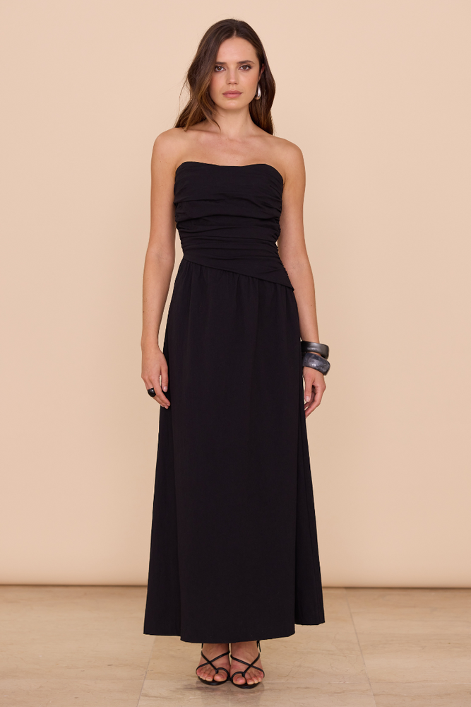 LYRIC MAXI DRESS - BLACK