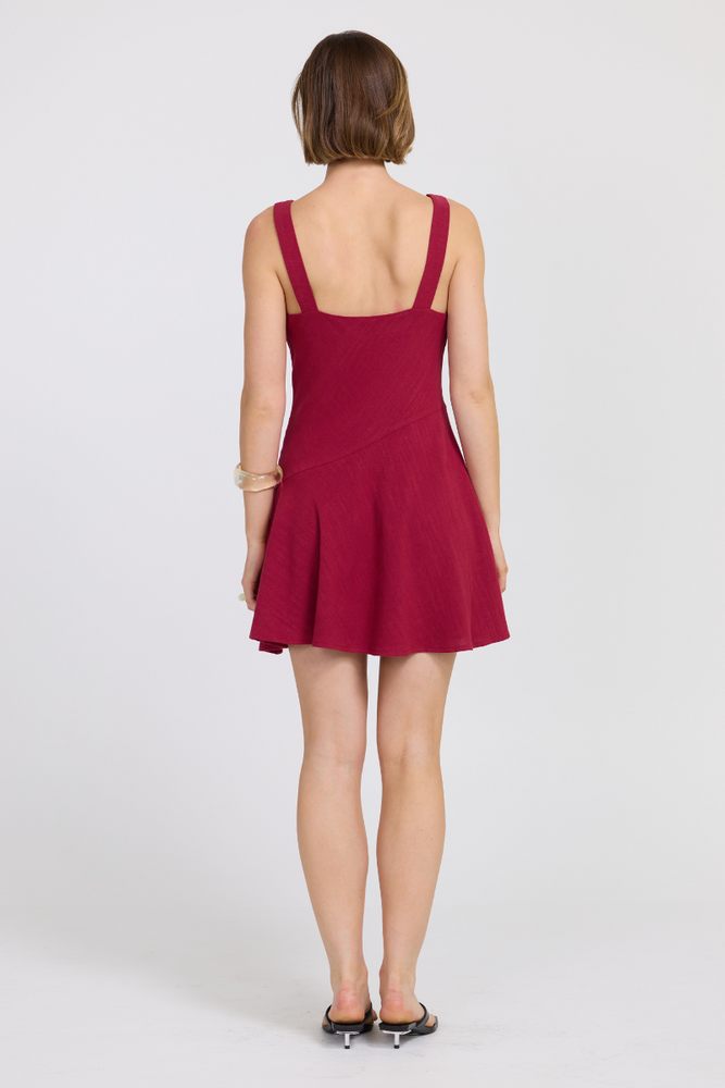 
                      
                        BELLA MINI DRESS - SANGRIA
                      
                    