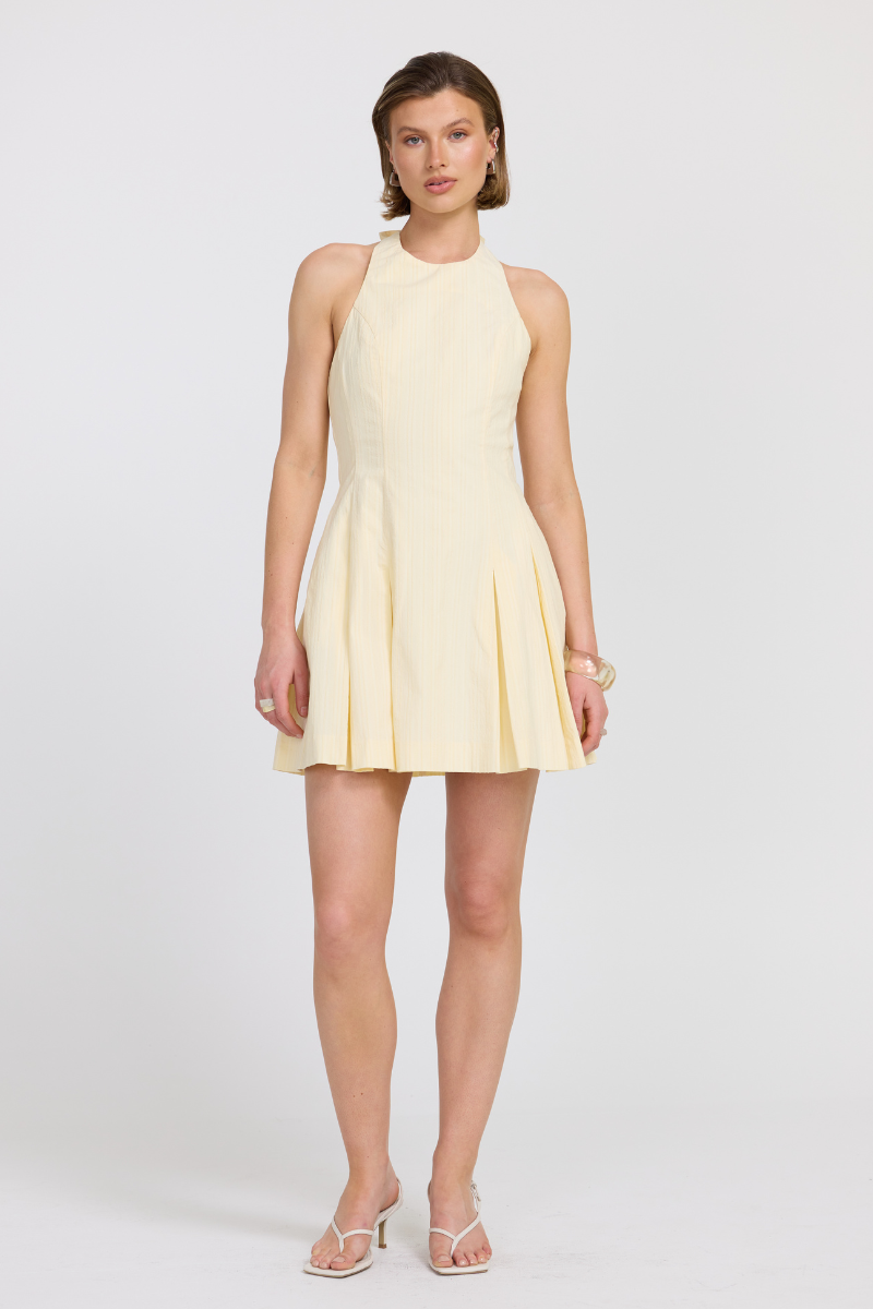 REPRIVE MINI DRESS - PANNACOTTA