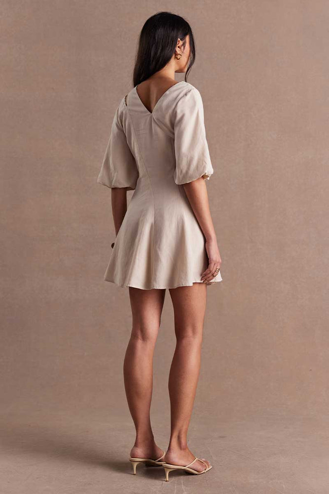 
                      
                        ADORNMENT MINI DRESS - PARCHMENT
                      
                    