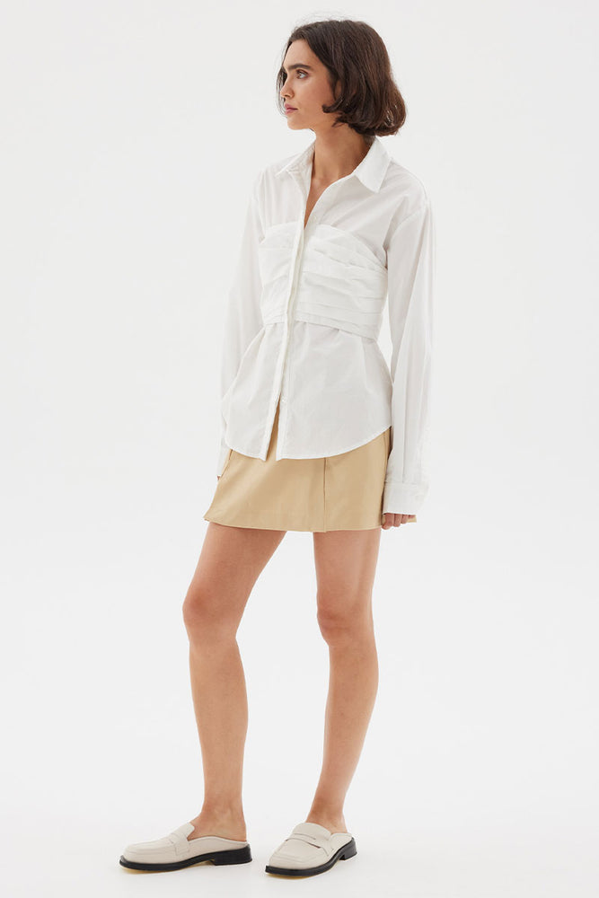 
                      
                        AFRESH CORSET SHIRT - WHITE
                      
                    