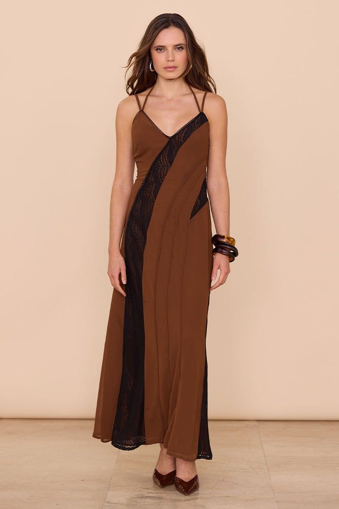 
                      
                        CAPTIVATE SLIP DRESS - COFFEE
                      
                    