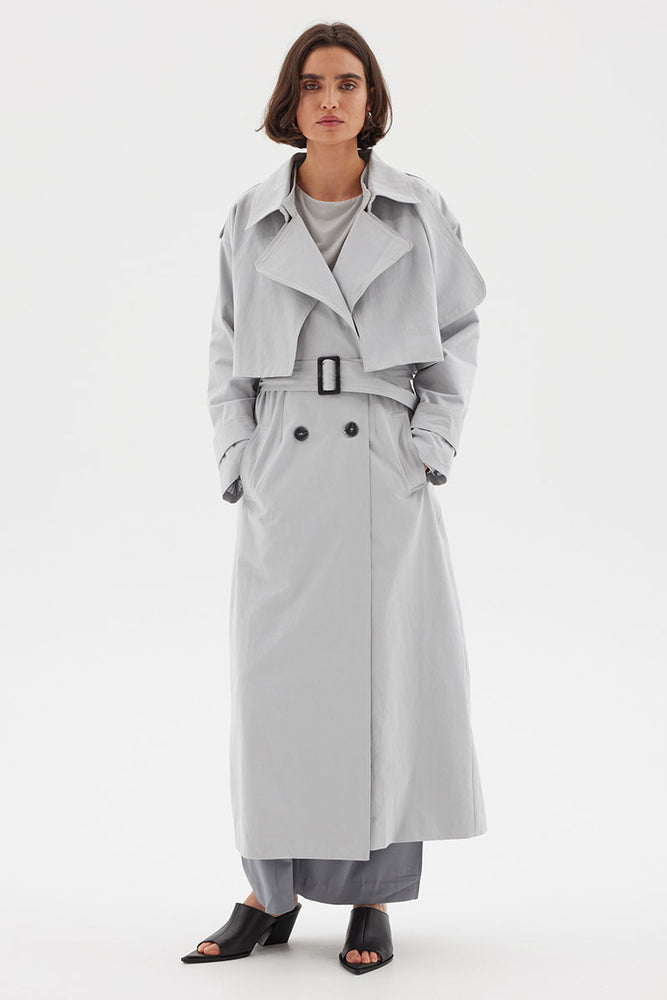 DIVISION MULTI WEAR TRENCH COAT - DOVE