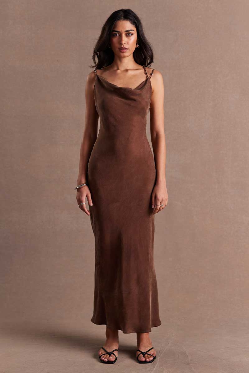 HEIRLOOM DRESS - CHOCOLATE