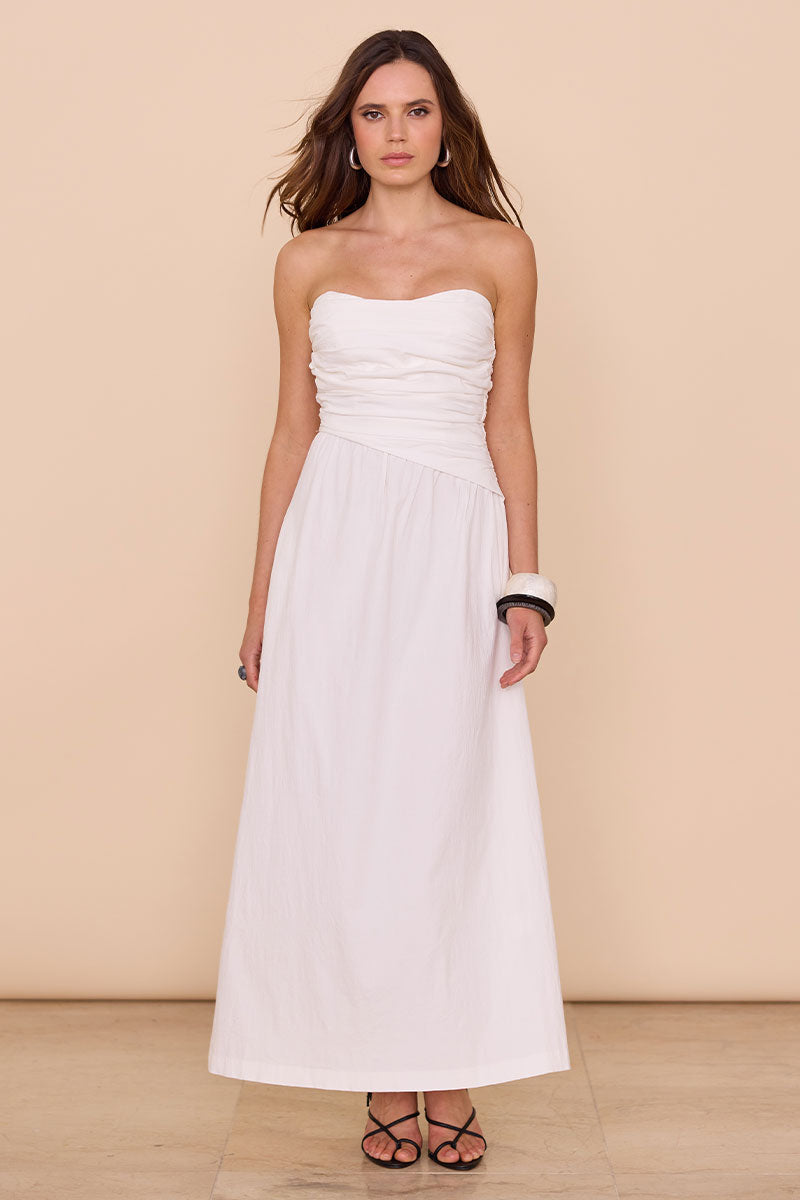 LYRIC MAXI DRESS - OFF WHITE