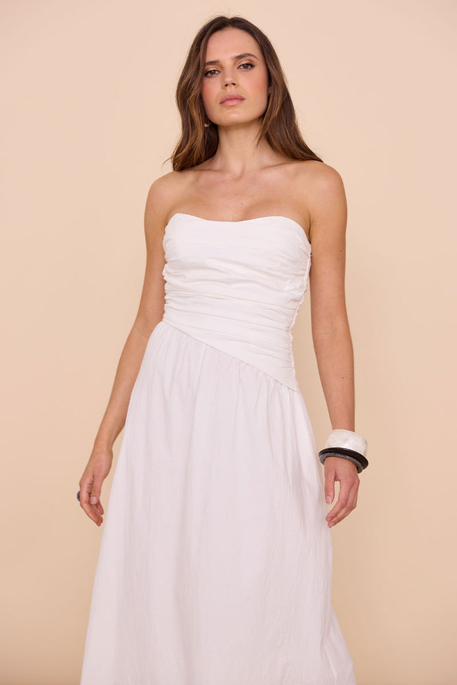 LYRIC MAXI DRESS - OFF WHITE