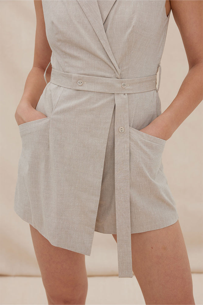 
                      
                        TOVA PLAYSUIT - CAFFE LATTE
                      
                    