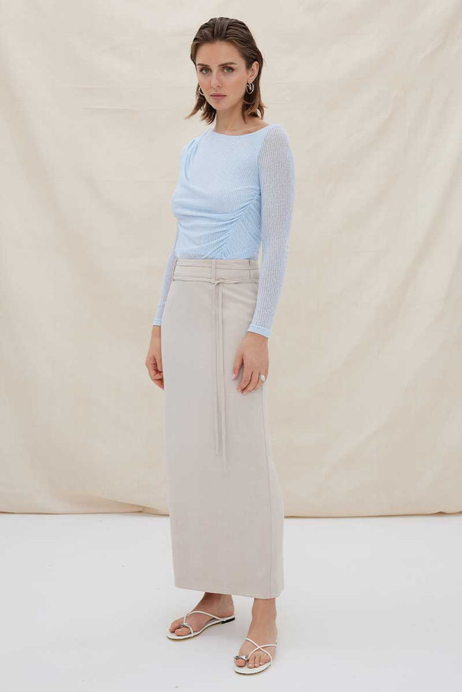 VOLITION MAXI SKIRT - FAWN