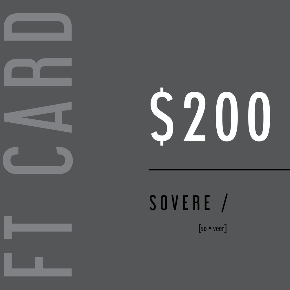 
                      
                        SOVERE / GIFT CARD
                      
                    