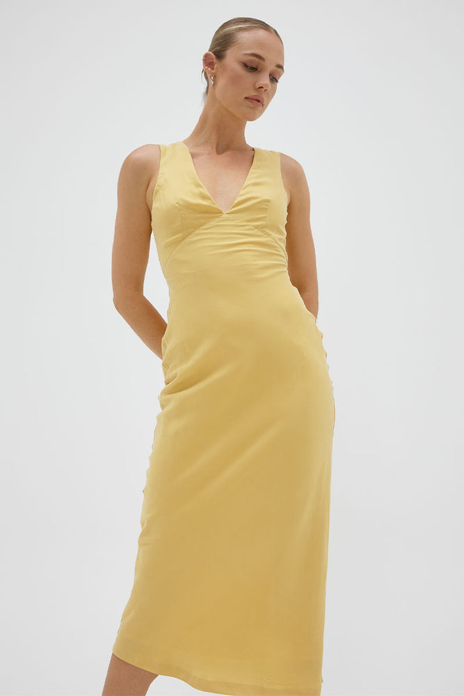 
                  
                    Sovere Studio women's Clothing Sydney Arcade Slip Dress Golden
                  
                